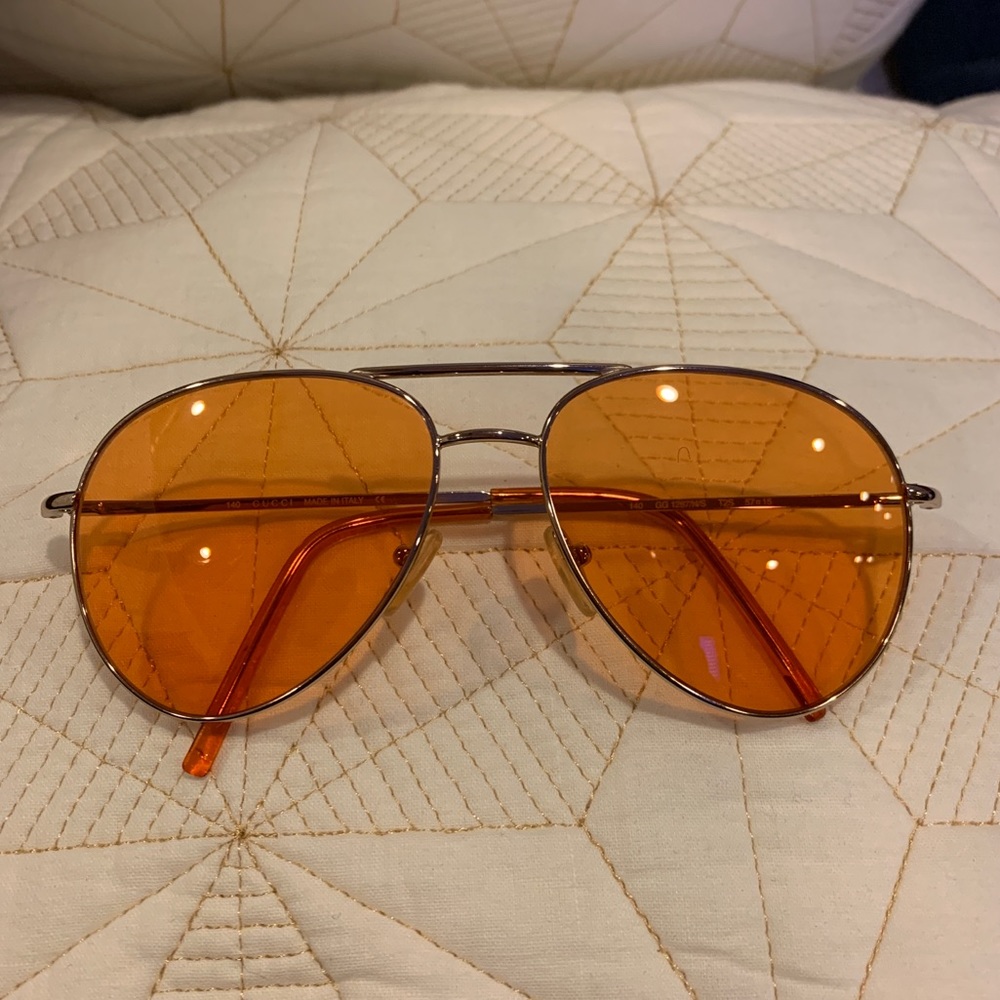 Vintage Orange GUCCI Sunglasses
